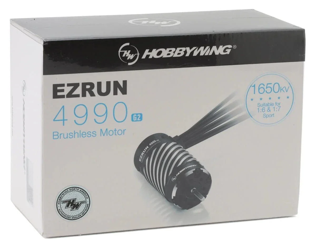 Hobbywing EZRUN 4990SD G2 4-Pole 1/6 Scale Sensored Brushless Motor - 1650kV [30402450] - Image 2