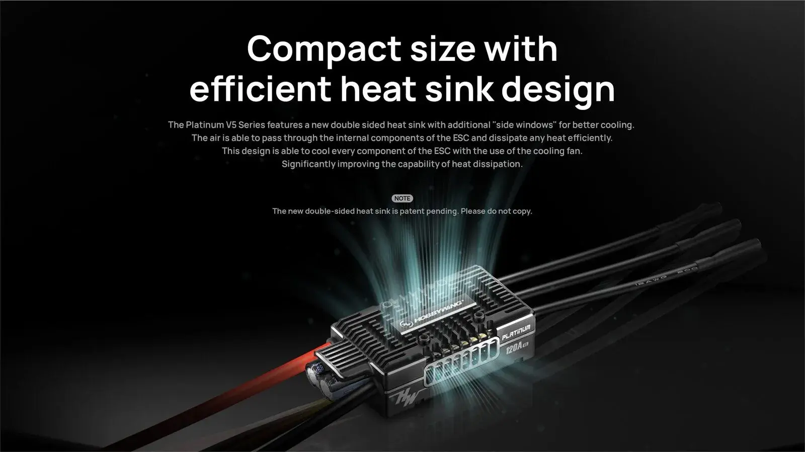 Hobbywing Platinum 80A V5 Brushless ESC - Image 2