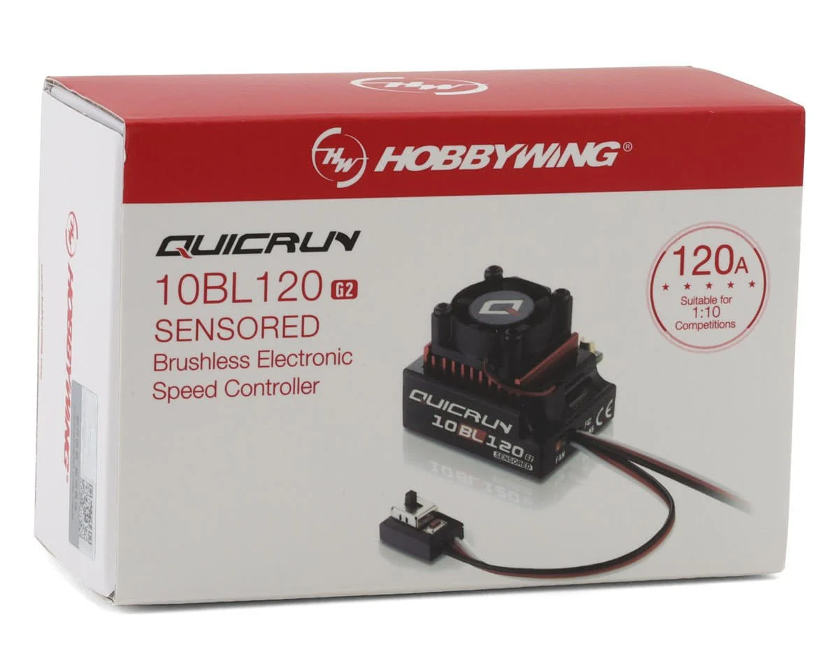 Hobbywing QuicRun 10BL120 G2 120A 1/10 Sensored Brushless ESC [30125002] - Image 3