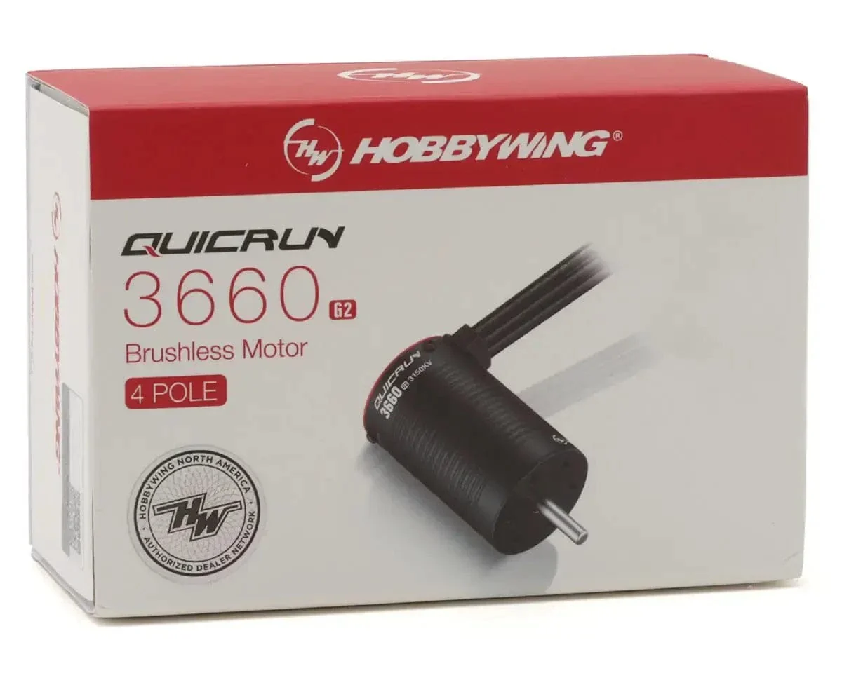 Hobbywing QuicRun 3660SL G2 3150kv Sensorless Brushless Motor [30404500] - Image 3