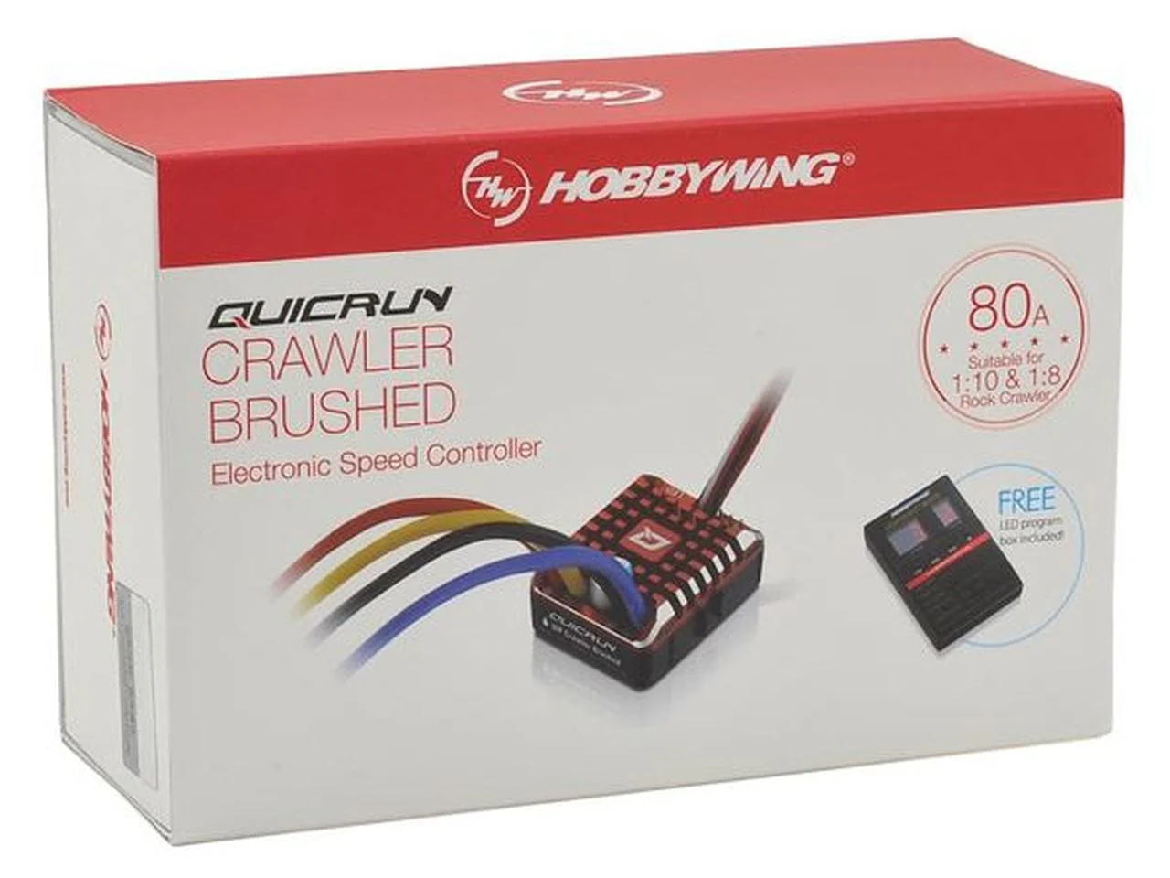 Hobbywing Quicrun Wp-Crawler Brushed Esc 80A** - Image 2