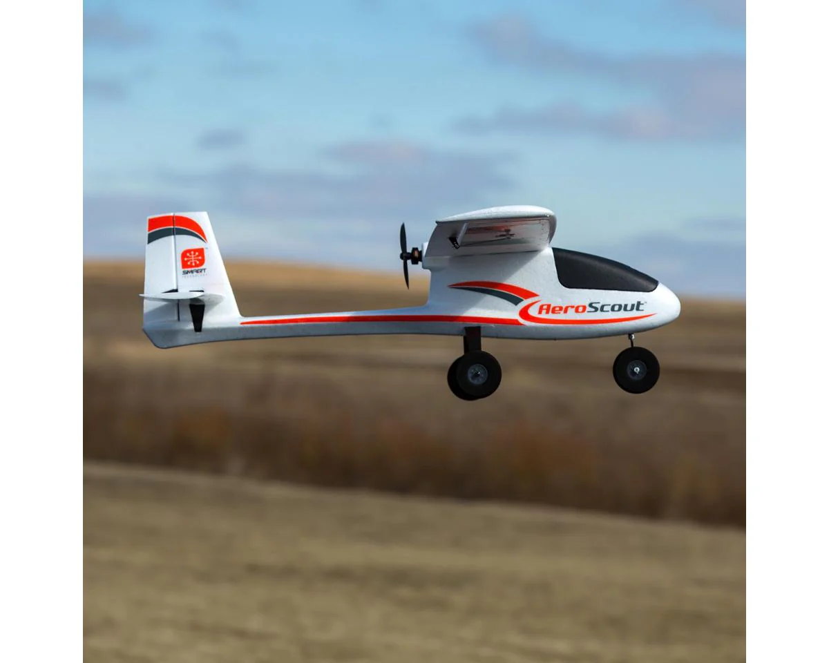Hobbyzone AeroScout S RC Plane, BNF Basic, HBZ385001 - Image 8
