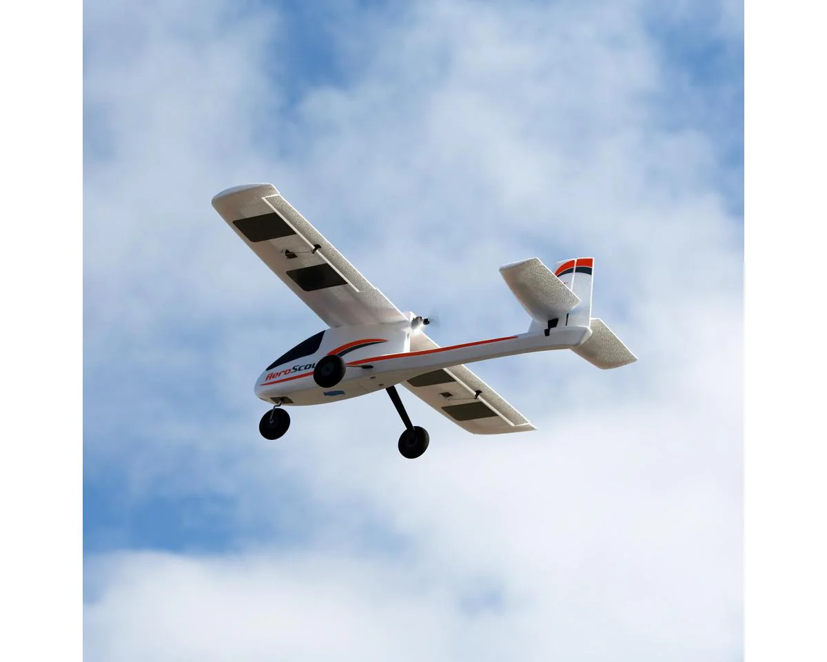 Hobbyzone AeroScout S RC Plane, BNF Basic, HBZ385001 - Image 9