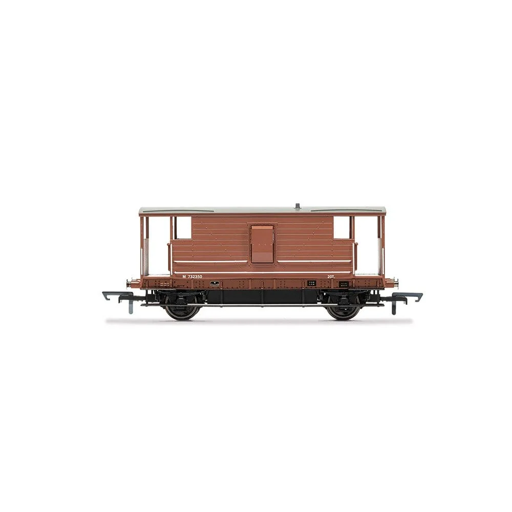 Hornby OO Scale BR - Ex LMS - 732350 - 20T Brake Van [R60286]