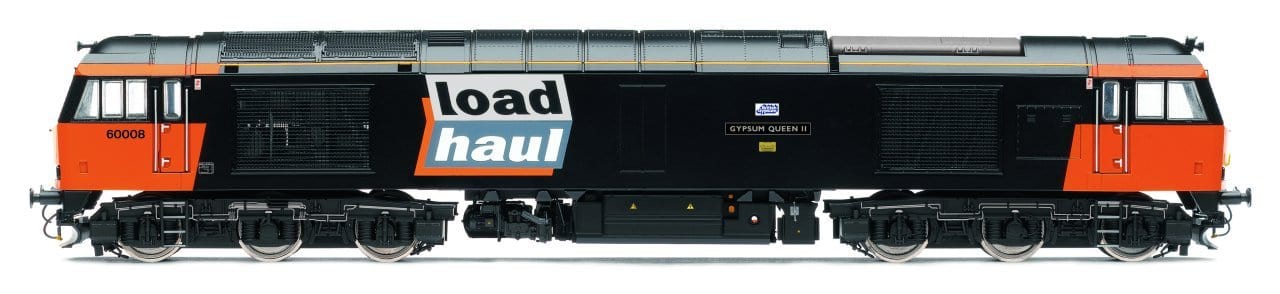 Hornby OO Scale Class 60 Loadhaul 60008 Gypsum Queen II DCC & Sound Fitted [R30354TXS]