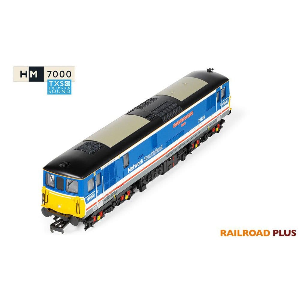 Hornby OO Scale GBRF Network SE Class 73 73128 KESR RailRoad Plus w/Sound [R30432TXS] - Image 2