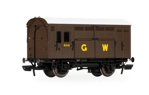 Hornby OO Scale GWR Horse Box 604 [R60277]