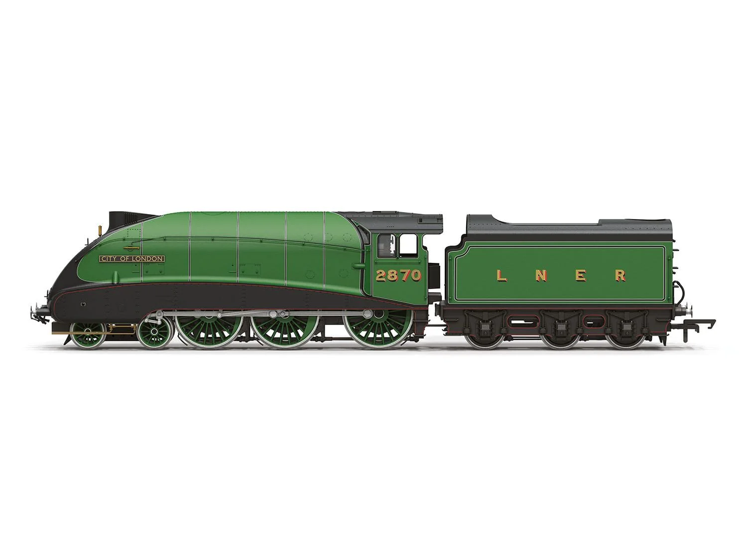 Hornby OO Scale LNER - Streamlined B17 - 2870 City of London Steam Loco [R30406]
