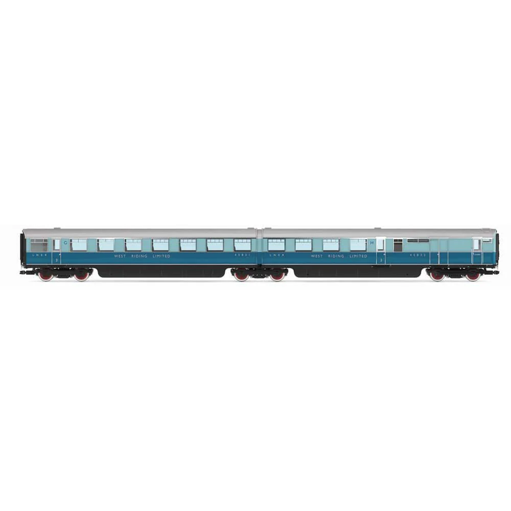 Hornby OO Scale LNER West Riding Limited Open Third & BRake Third Articulated Coach Pack [R40480] - Image 4