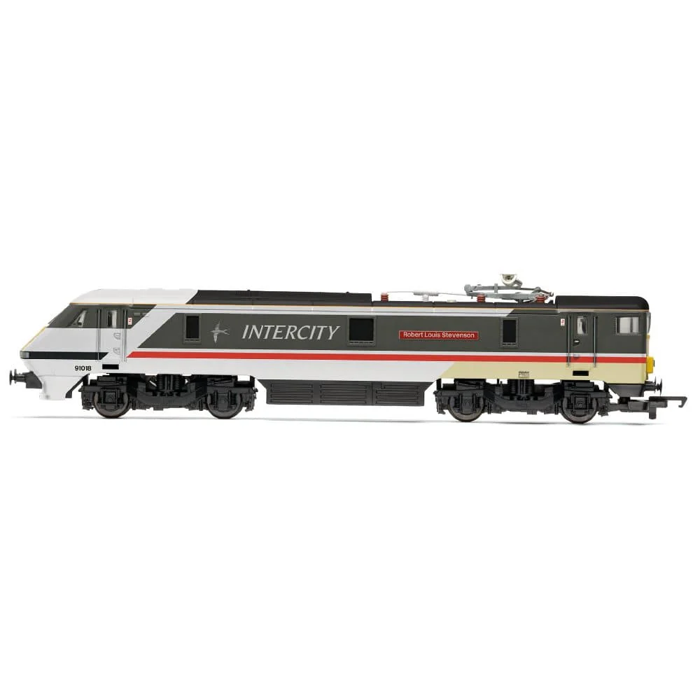 Hornby OO Scale Railroad BR Intercity Class 91 Robert Louis Stevenson 91018 [R30527]