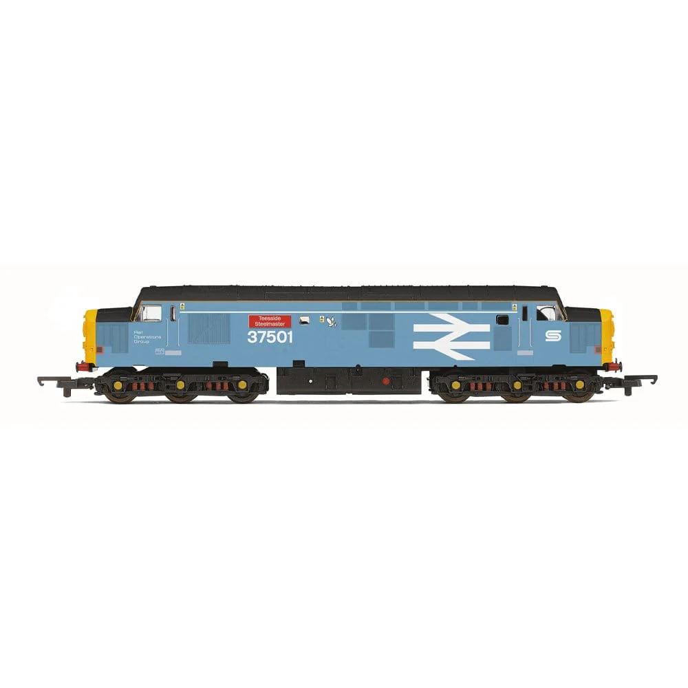 Hornby OO Scale Railroad BRitish Steel Class 37 Teesside Steelmaster 37501  [R30545]
