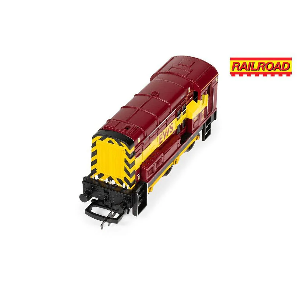 Hornby OO Scale Railroad: Class 08 - EWS - 08512 Diesel Locomotive [R30430] - Image 3