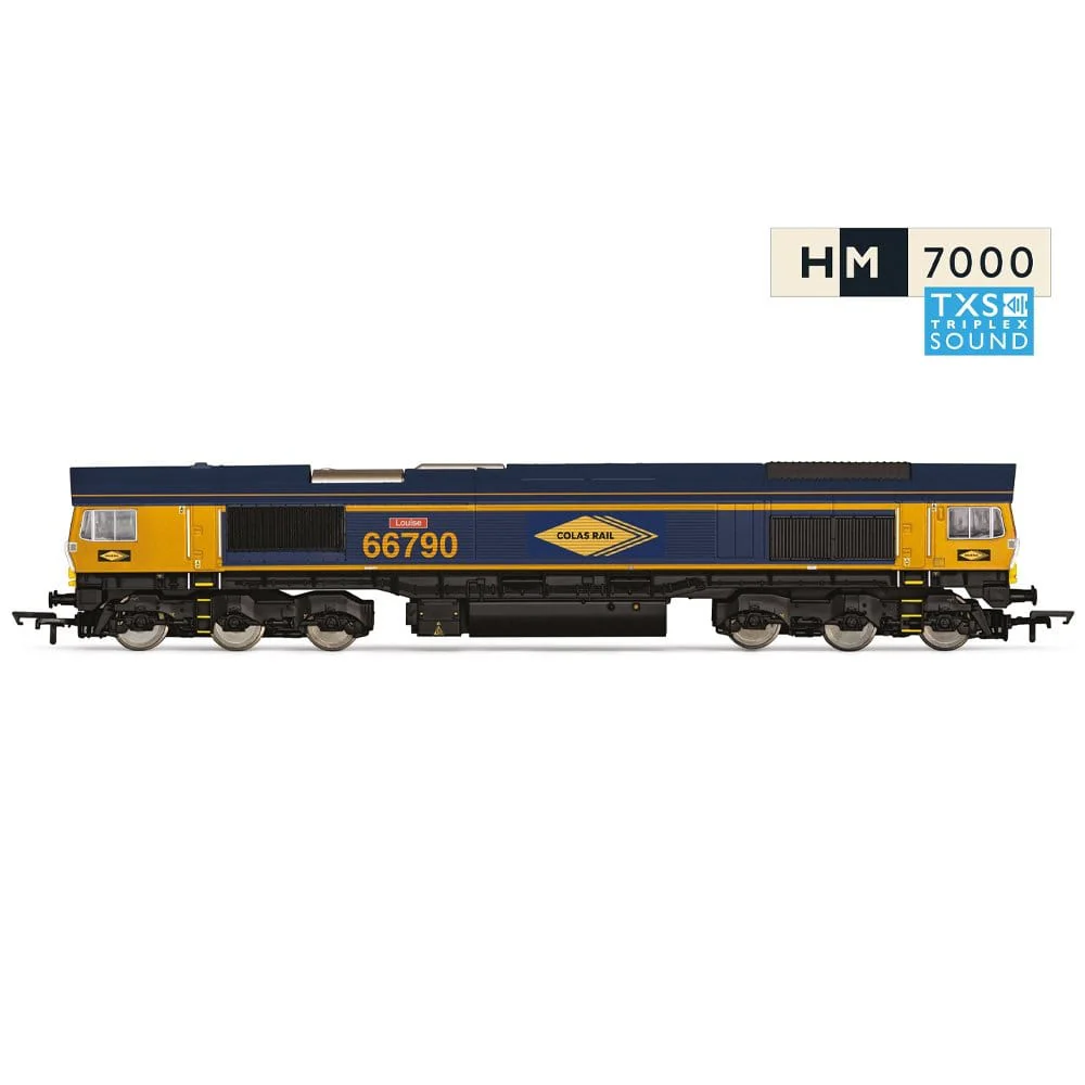 Hornby OO Scale Railroad Colas Class 66 Louise 66790 - Sound Fitted [R30533TXS]