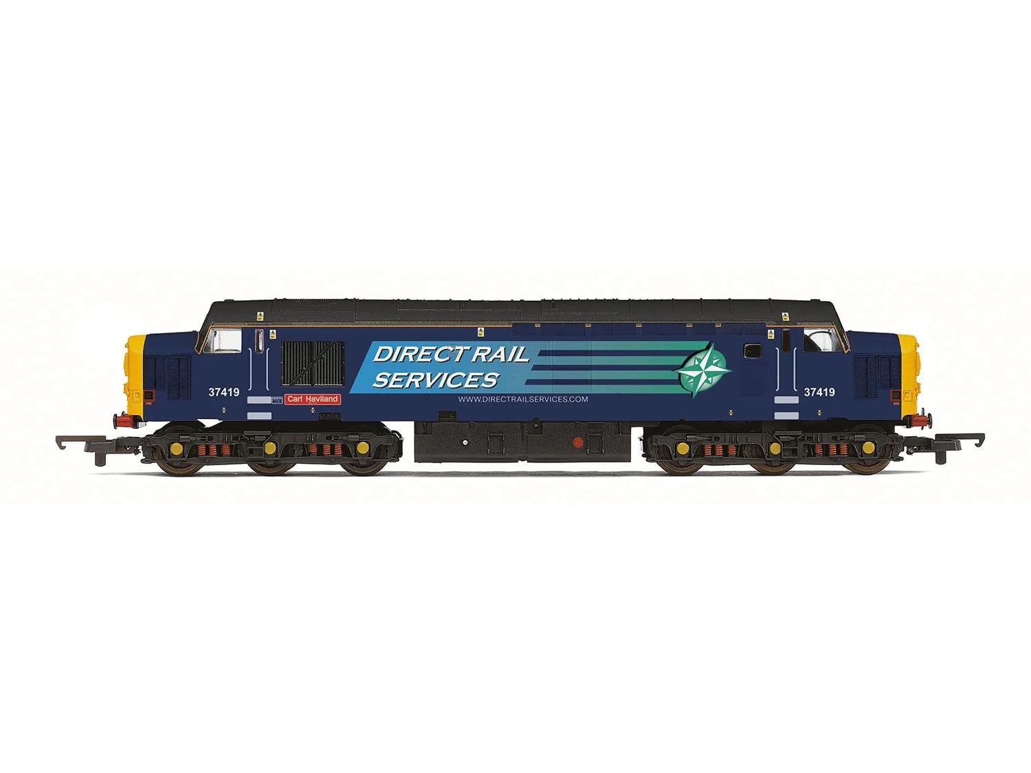 Hornby OO Scale RailRoad - DRS - Class 37 - Carl Haviland 37419 (DCC Sound Fitted) [R30437TXS]