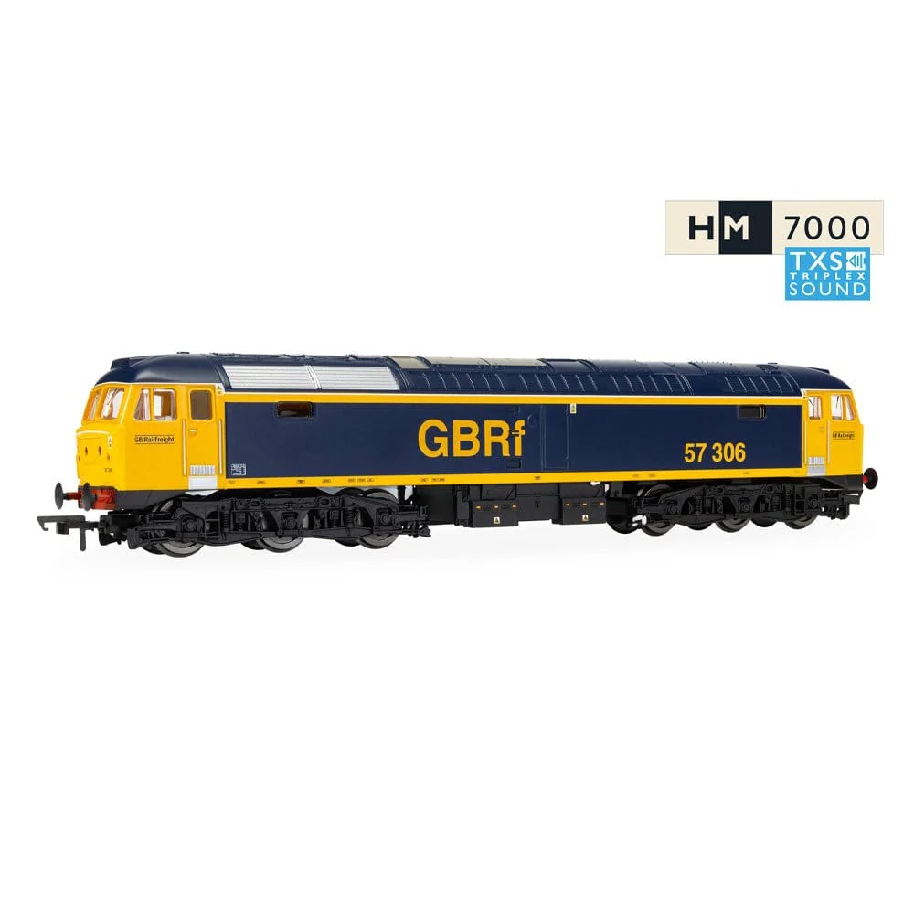 Hornby OO Scale Railroad GBRF Class 57 57306 - Sound Fitted [R30441TXS]