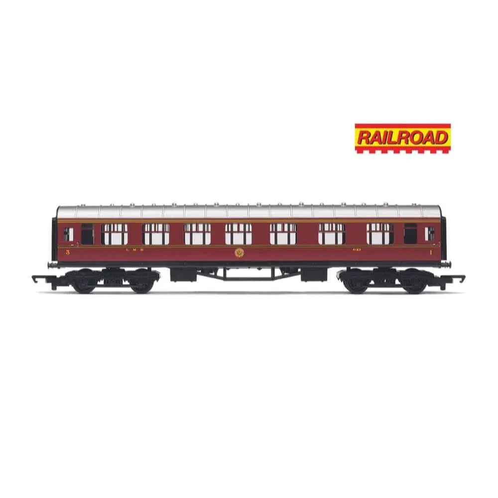 Hornby OO Scale RailRoad: LMS - 4183 Composite Coach [R4388]