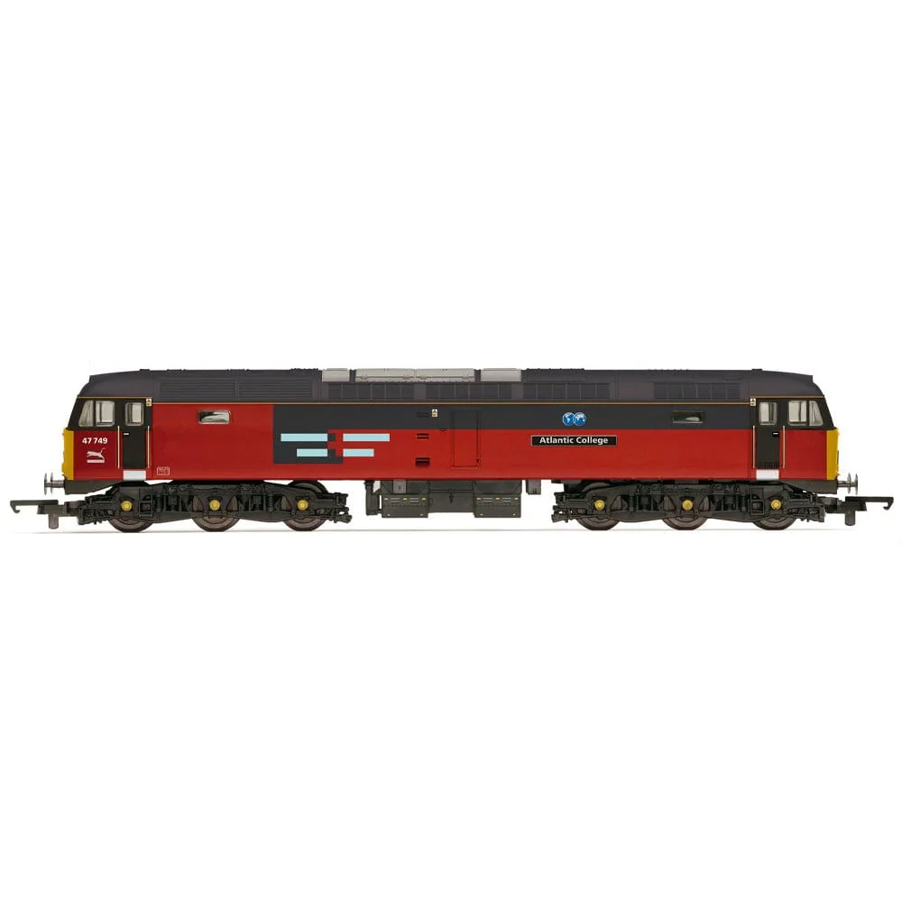 Hornby OO Scale Railroad Res Class 47 Res Atlantic Collage 47749 [R30543]