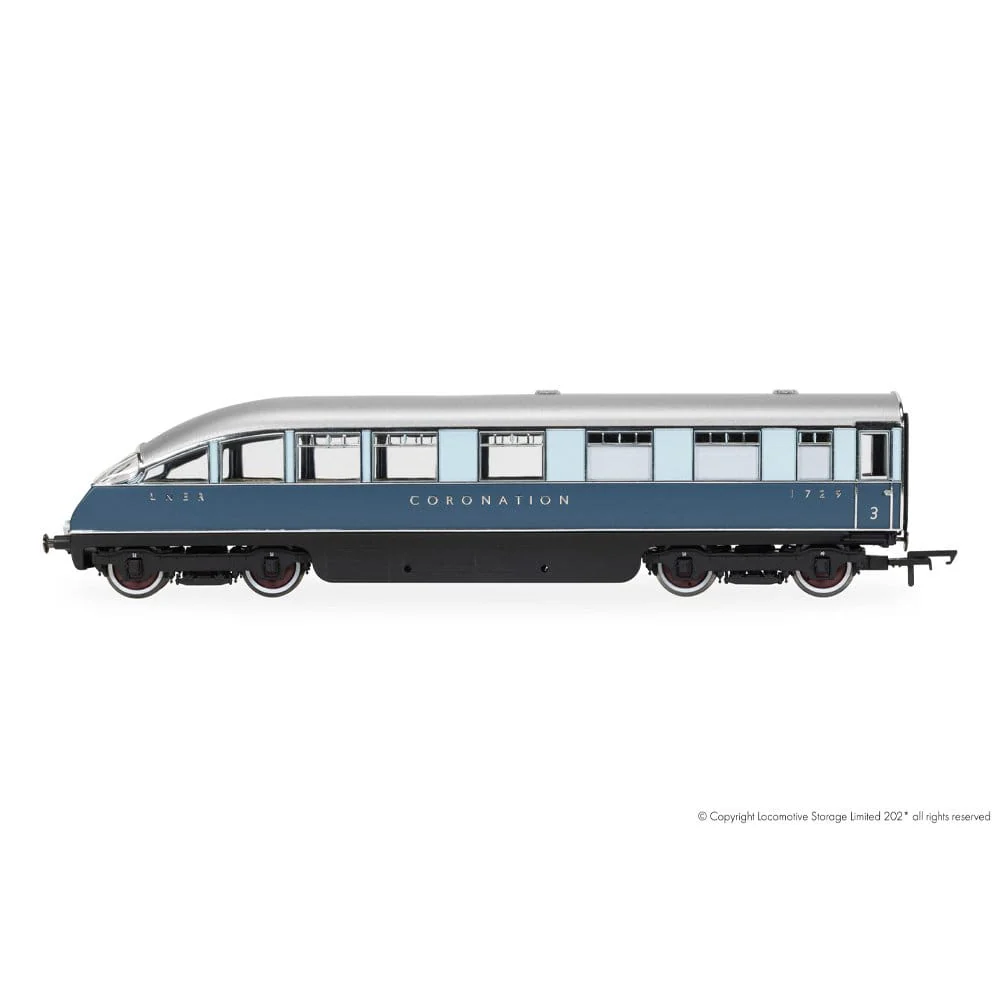 Hornby OO Scale The Oneone Collection LNER Coronation Observation Car 1729 [R40481] - Image 2