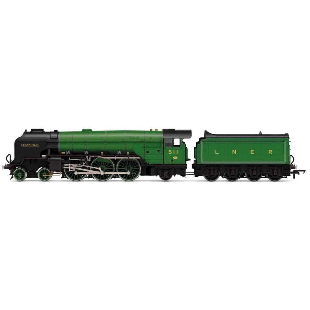 Hornby R3974 OO Scale Lner Thompson Class A2/3 4-6-2 511 Airborne - Era 3 (2021 Release)