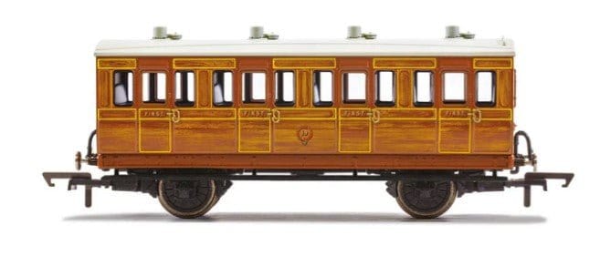 Hornby R40414 OO Scale Low CR 4 Wheel Coach (4 Door) 1st Class - Era 2