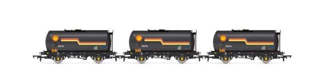Hornby R60259 OO Scale Shell TTA Tank Wagon Triple Pack - Era 8
