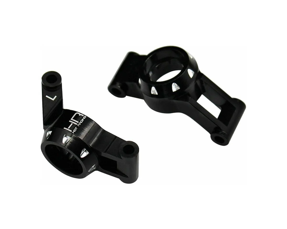 Hot Racing Aluminum Axle Carriers for Traxxas Mini Maxx (Black) w/HD Bearings - Image 2