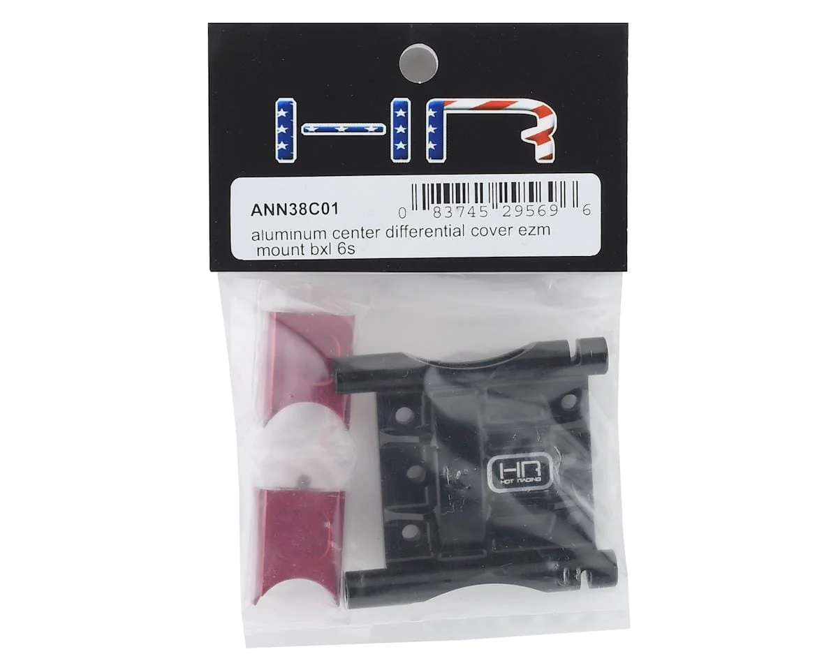 Hot Racing Arrma 6S Aluminum Center Differential Cover EZM Mount (Black)** - Image 2