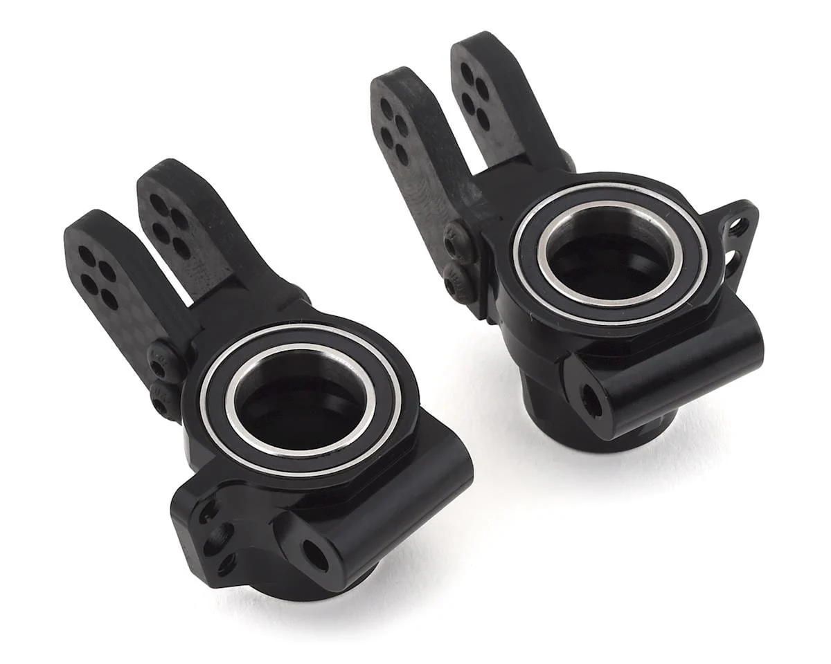 Hot Racing Kraton/Outcast Aluminum HD Bearings Rear Axle Carriers (Black) (2)**