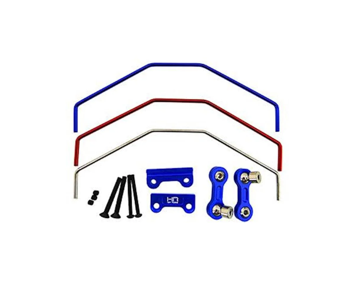 Hot Racing Traxxas X-Maxx Aluminum Front/Rear Sway Bar Set (Blue)**