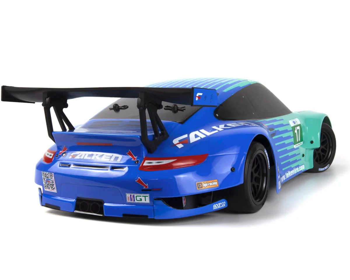 HPI 1/10 Sport3 Brushed Porsche 911 GT3 RSR Falken RTR [160780] - Image 4