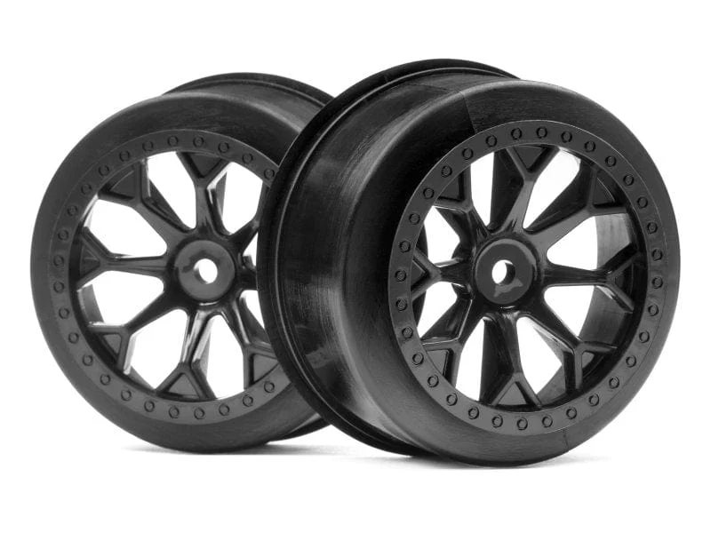 HPI 116521 8-Shot SC Wheel (Black/2pcs)**