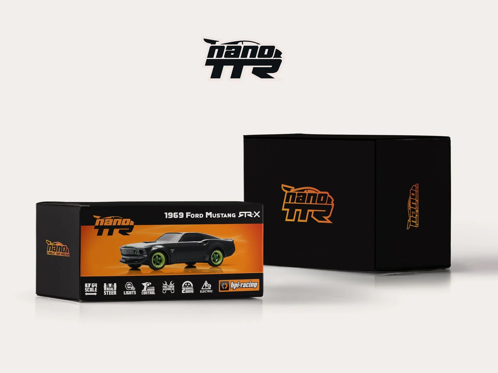 HPI Nano-TTR 1969 Ford Mustang RTR-X RC Car [160980] - Image 3