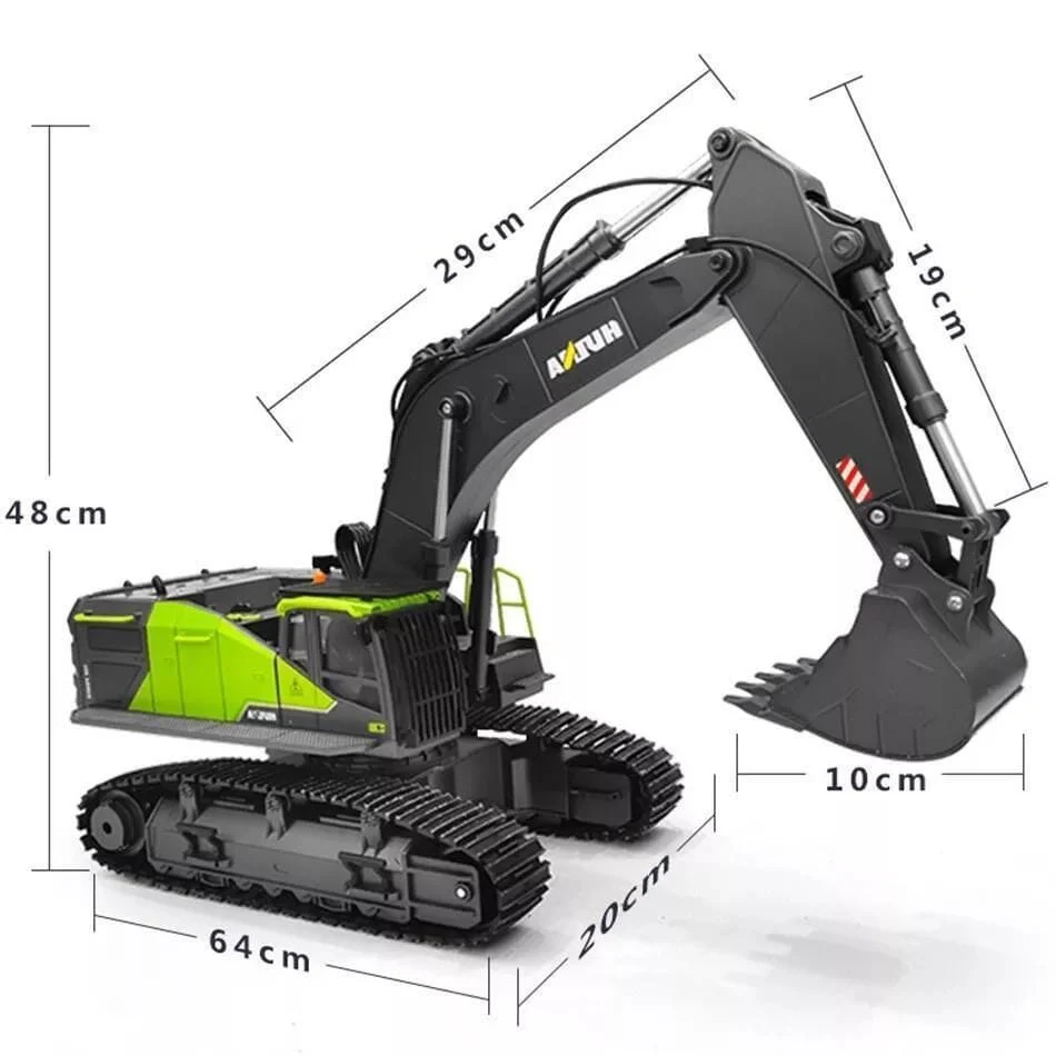 HuiNa 1/14 RC Excavator [HN1593] - Image 2