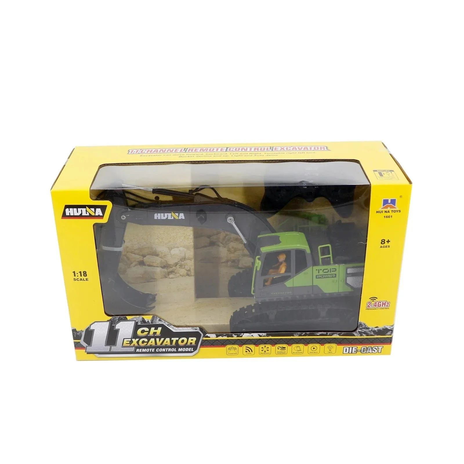 Huina 1/18 RC Excavator [1661] - Image 6