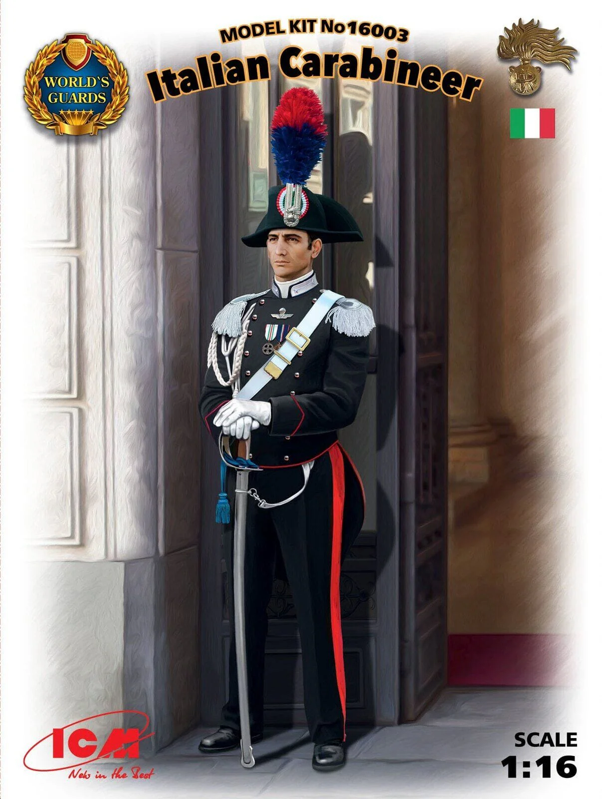 ICM 1/16 Italian Carabinier Plastic Model Kit