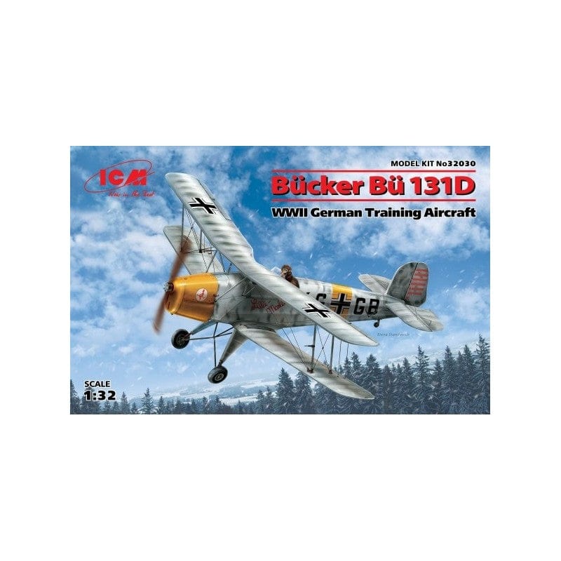 ICM 1/32 Bucker Bu 131D WWII German Training Aircraft Plastic Model Kit