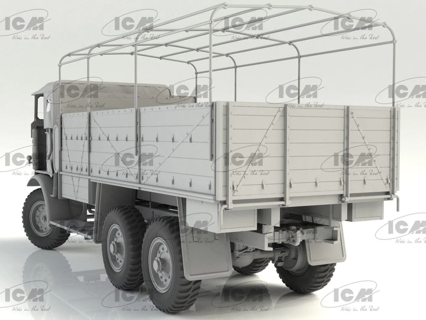 ICM 1/35 Leyland Retriever General Service WWII British Truck Plastic Model Kit - Image 3