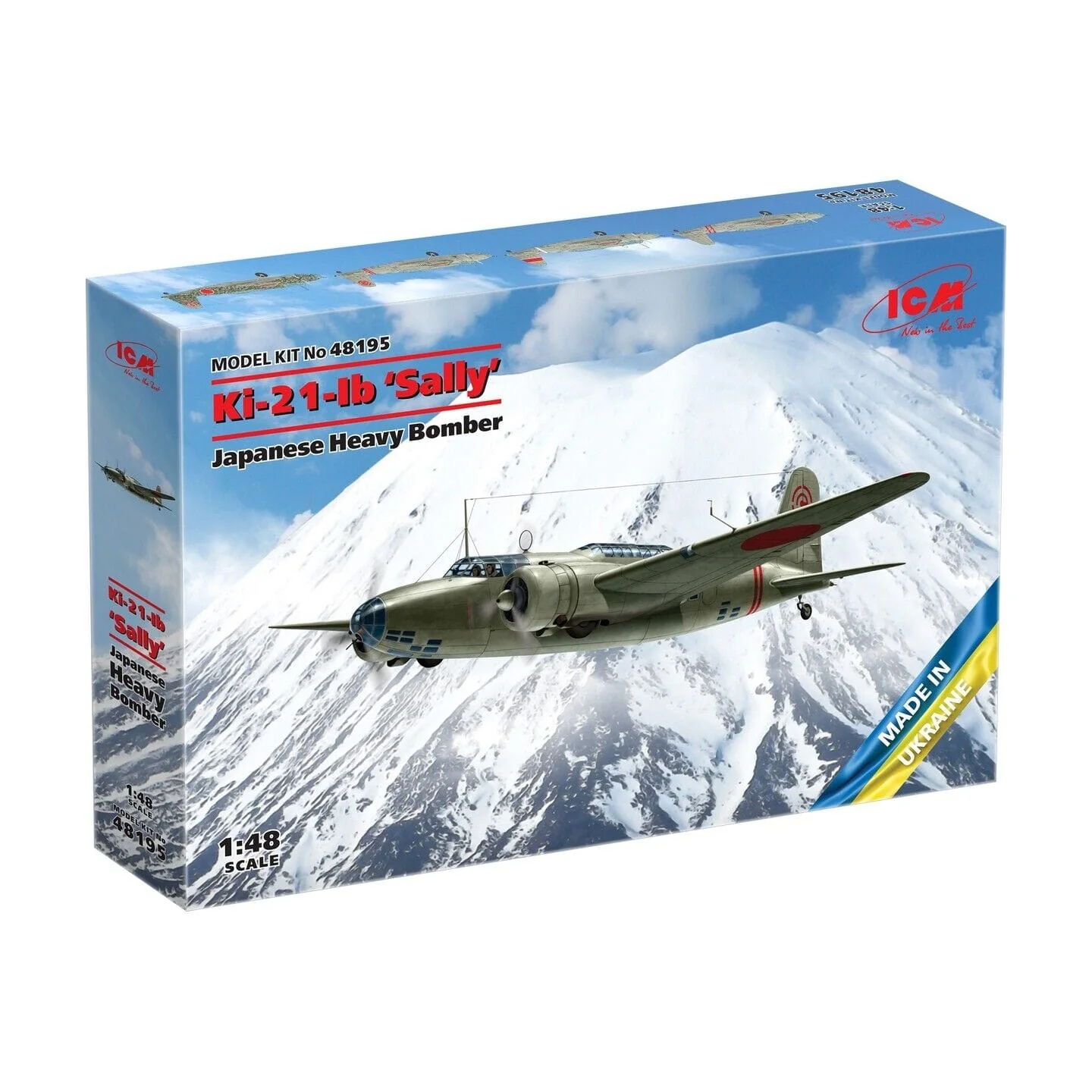 ICM 1/48 Ki-21-Ib Sally Japanese Heavy Bomber Plastic Model Kit