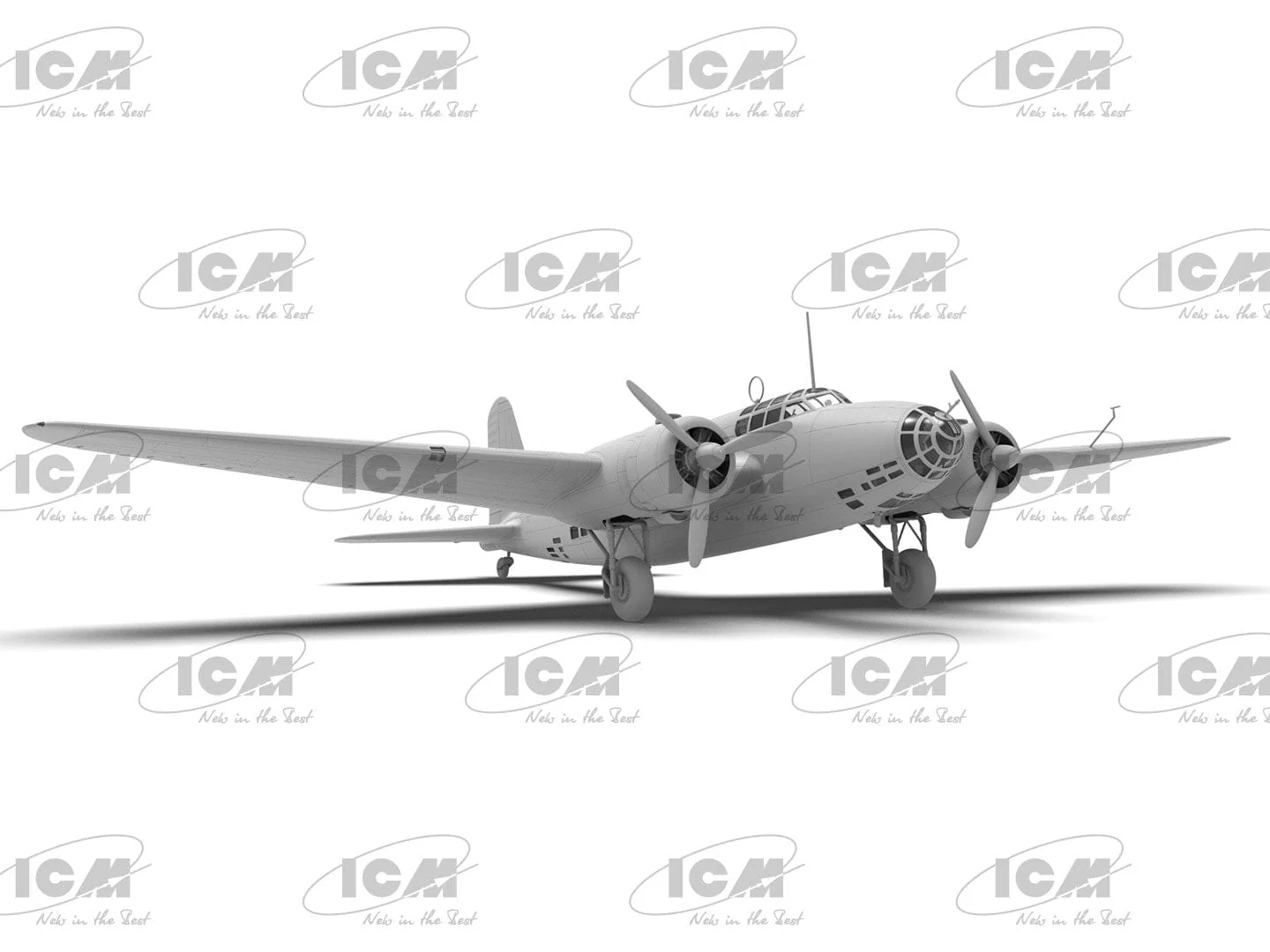 ICM 1/48 Ki-21-Ib Sally Japanese Heavy Bomber Plastic Model Kit - Image 3