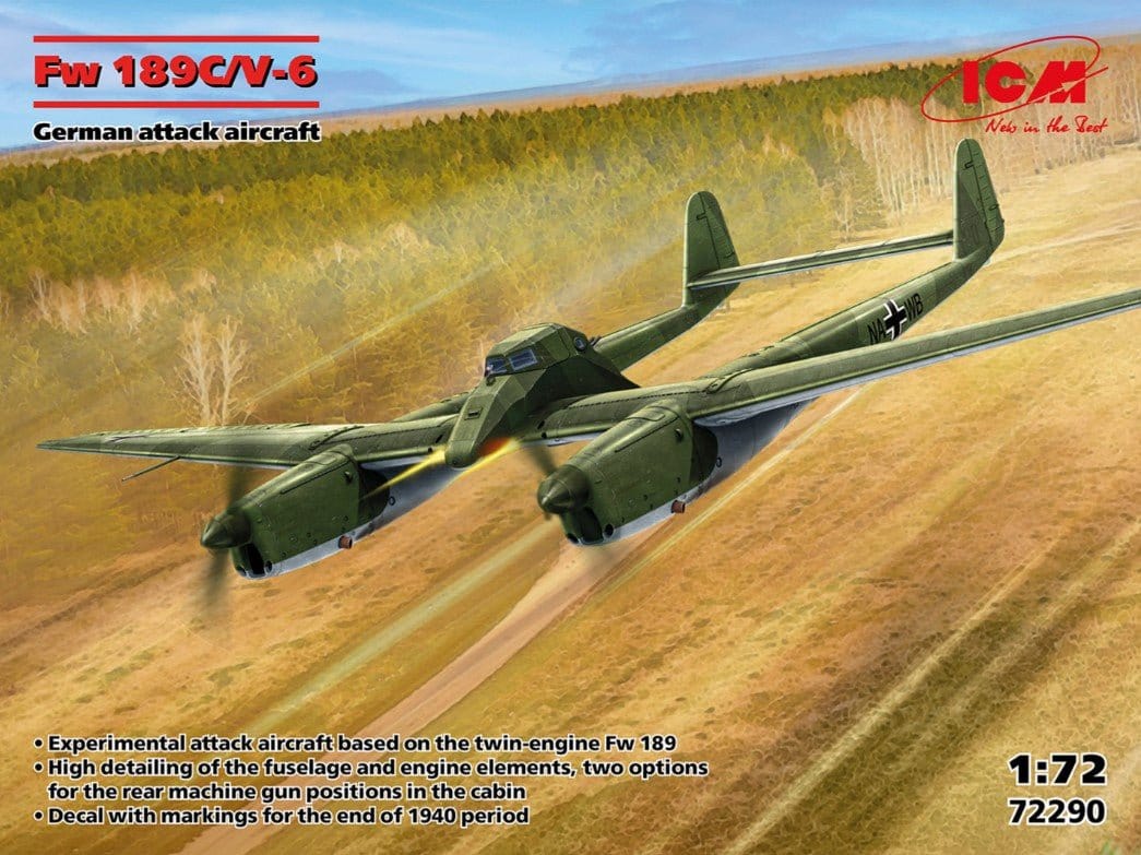 ICM 1/72 FW 189C/V-6 Plastic Model Kit [72290]