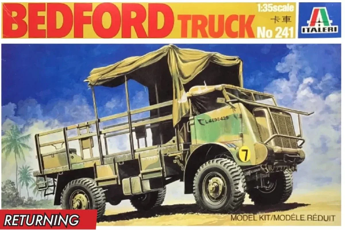Italeri 0241 1/35 Bedford QL Truck Plastic Model Kit