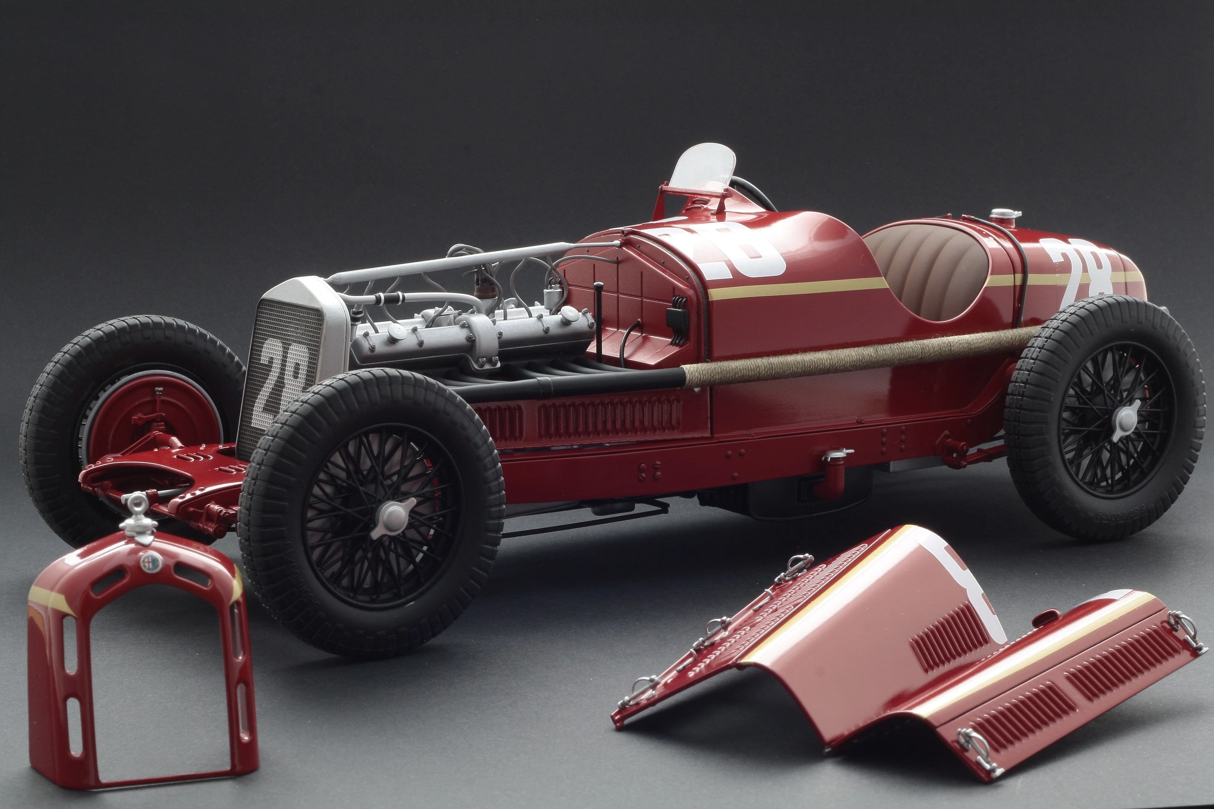 Italeri 1/12 Alfa Romeo 8C 2300 Monza Tazio Nuvolari - Image 7