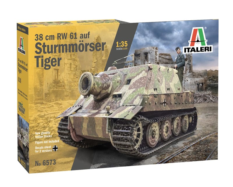 Italeri 1/35 38Cm Rw 61 Aus Sturmmorser Tiger Tank