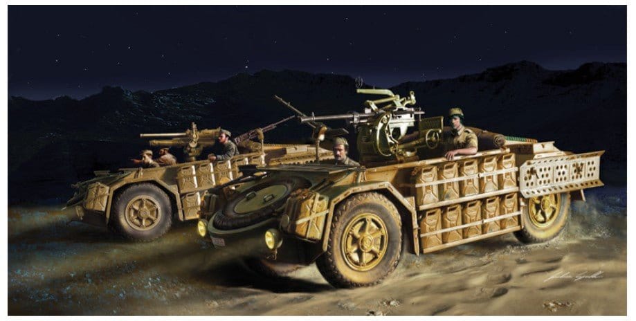 Italeri 1/35 As 42 Sahariana Reconnaissance Car Plastic Model Kit [6530S]