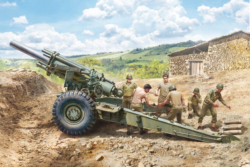 Italeri 1/35 M1 155mm Howitzer with 6 Figures - Image 2