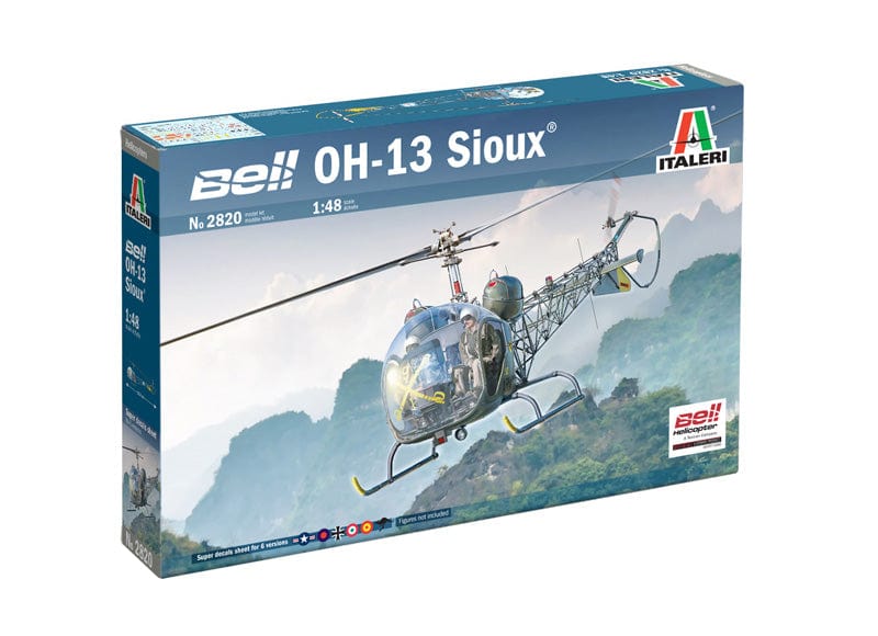 Italeri 1/48 OH-13 Sioux Korean War Plastic Model Kit