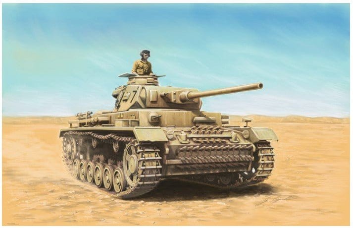 Italeri 1/56 Pz.Kpfw. III Ausf. J/L/M/N Plastic Model Kit [25757]