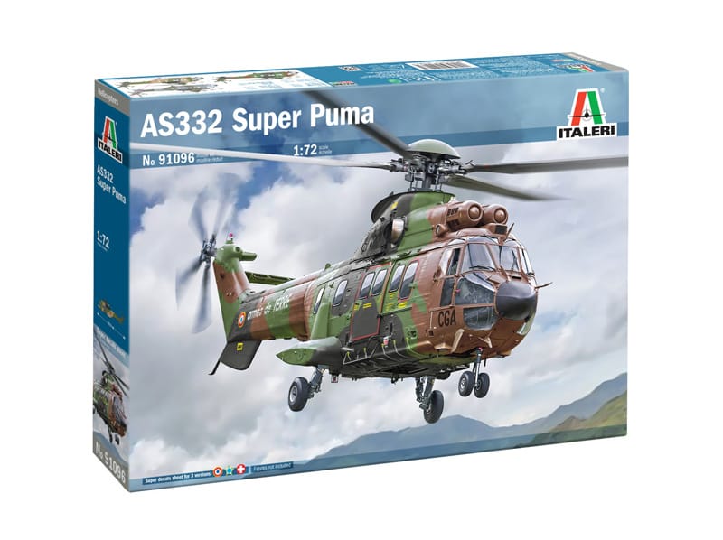 Italeri 1/72 AS332 Super Puma Plastic Model Kit