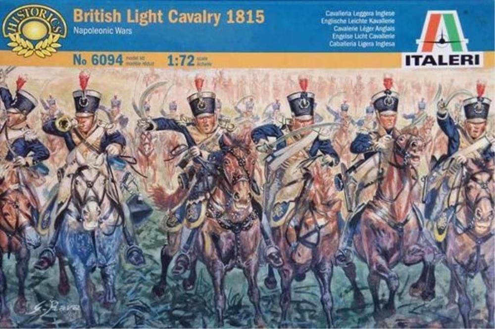 Italeri 1/72 British Light Cavalry 1815 Napoleonic Wars Plastic Model Kit