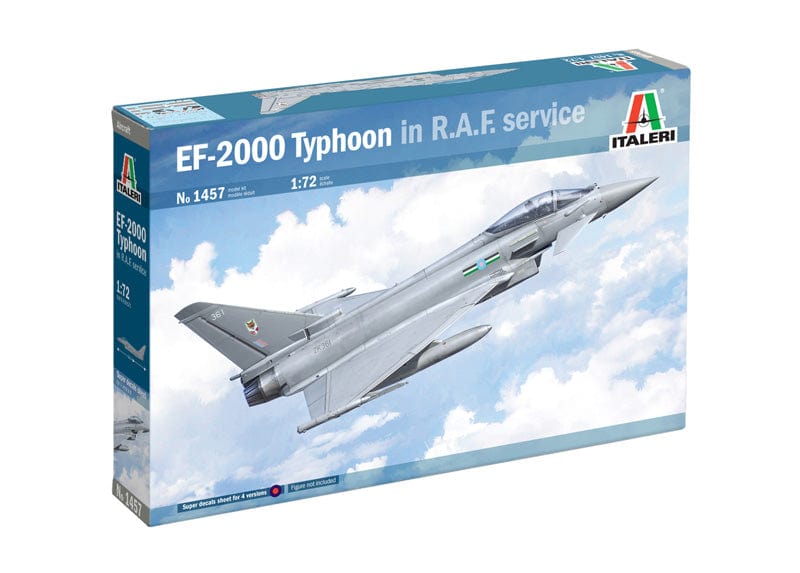 Italeri 1/72 Eurofighter Typhoon EF-2000 - In RAF Service Plastic Model Kit